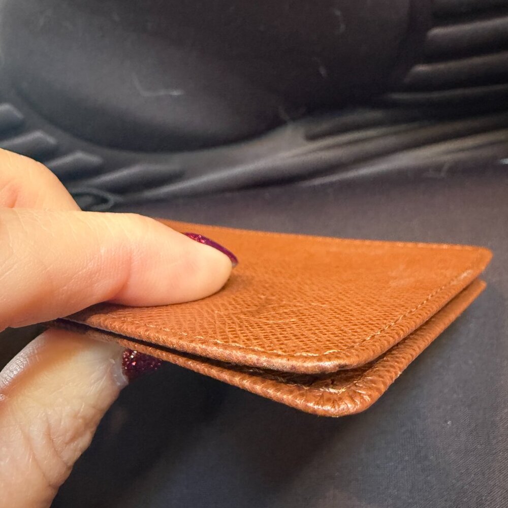 Louis Vuitton Brown Taiga Bifold ID Slim Card Case - Picture 4 of 10
